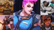 Team comp with Zarya, Junkrat, Tracer, Baptiste, and Lifeweaver (Image via Blizzard Entertainment & Sportskeeda)
